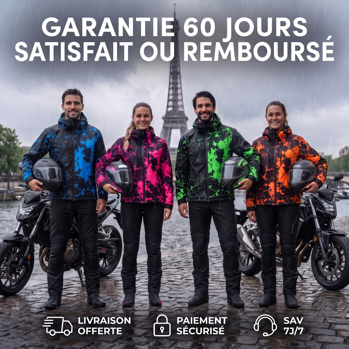 Garantie 60 jours satisfait ou remboursé